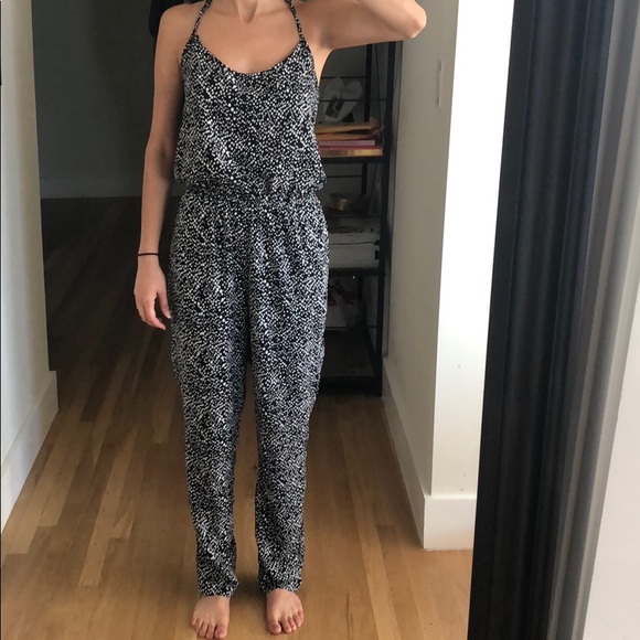love...ady Pants - Love ady jumpsuit in black and polka dots love...ady Pants - Love ady jumpsuit in black and polka dots